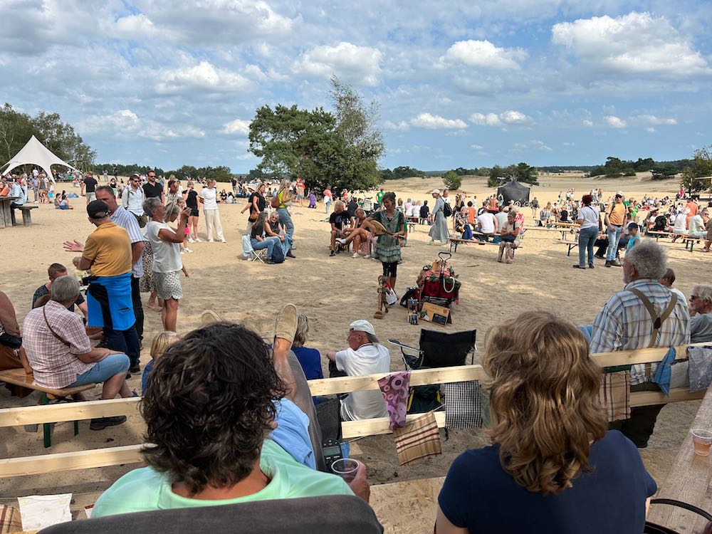 Uitzicht tijdens het theater op t zand 2024