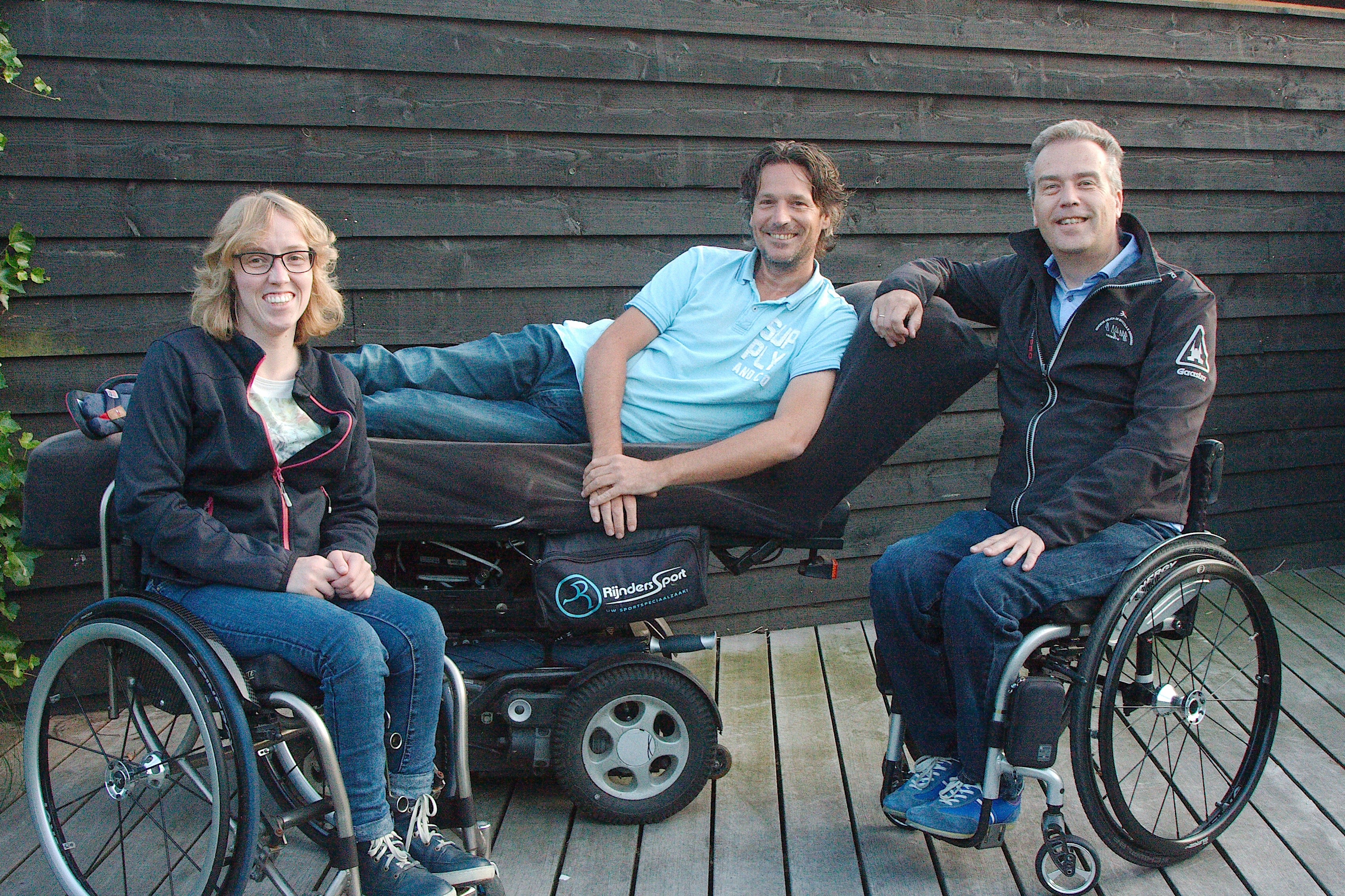 Foto uit 2019 met daarop Marline, Ben en Peter